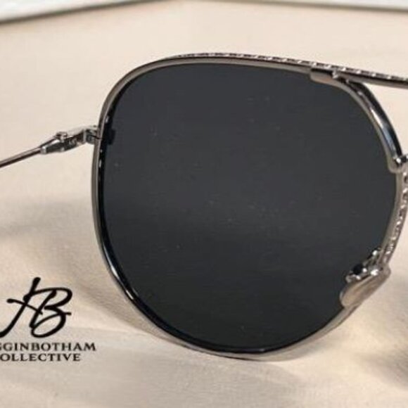 New Authentic DIOR BY DIOR 0102K Palladium White Silver Grey Women's Sunglasses - Picture 7 of 16